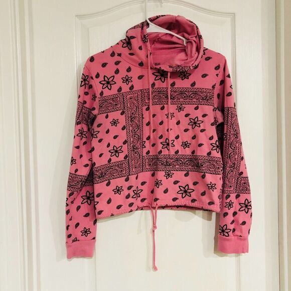 Onfire Women's Hoodie Sweatshirt Cotton Pullover Long Sleeve Pink Size‎ Medium - Picture 2 of 7